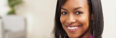 Woman smiling at Newcastle NSW dental clinic