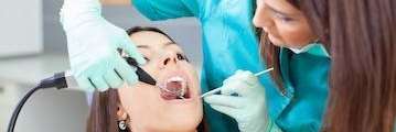 A woman getting a teeth clean | dentist 2290